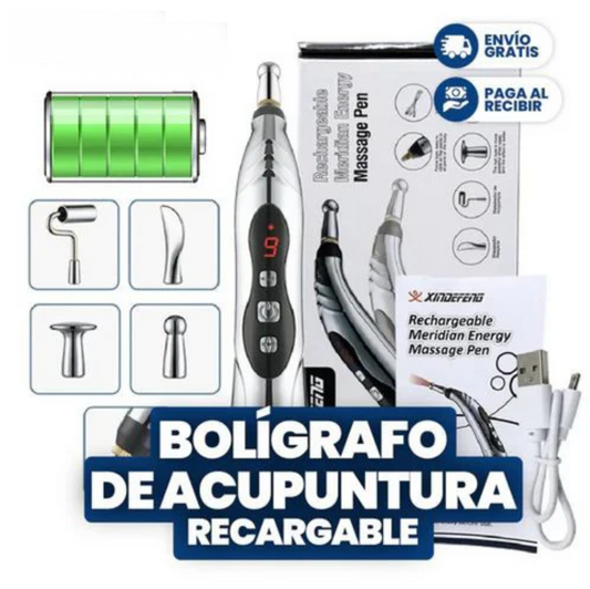 Bolígrafo de Acupuntura Masajeador Corporal (USB)