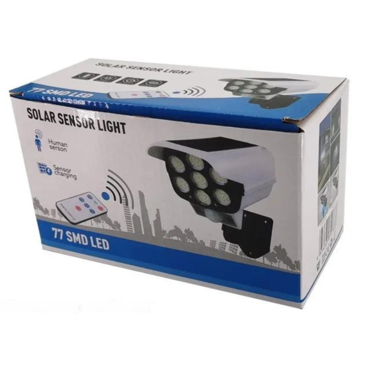 SolarGuard™ Foco led solar tipo cámara de vigilancia de exterior