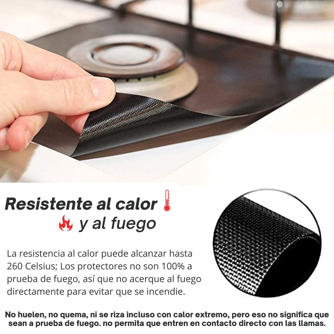 Protector de Estufa (Pack de 4 Unidades) ¡SOLO POR HOY OFERTA POR CANTIDAD 12 x $29.508 + ENVÍO GRATIS!